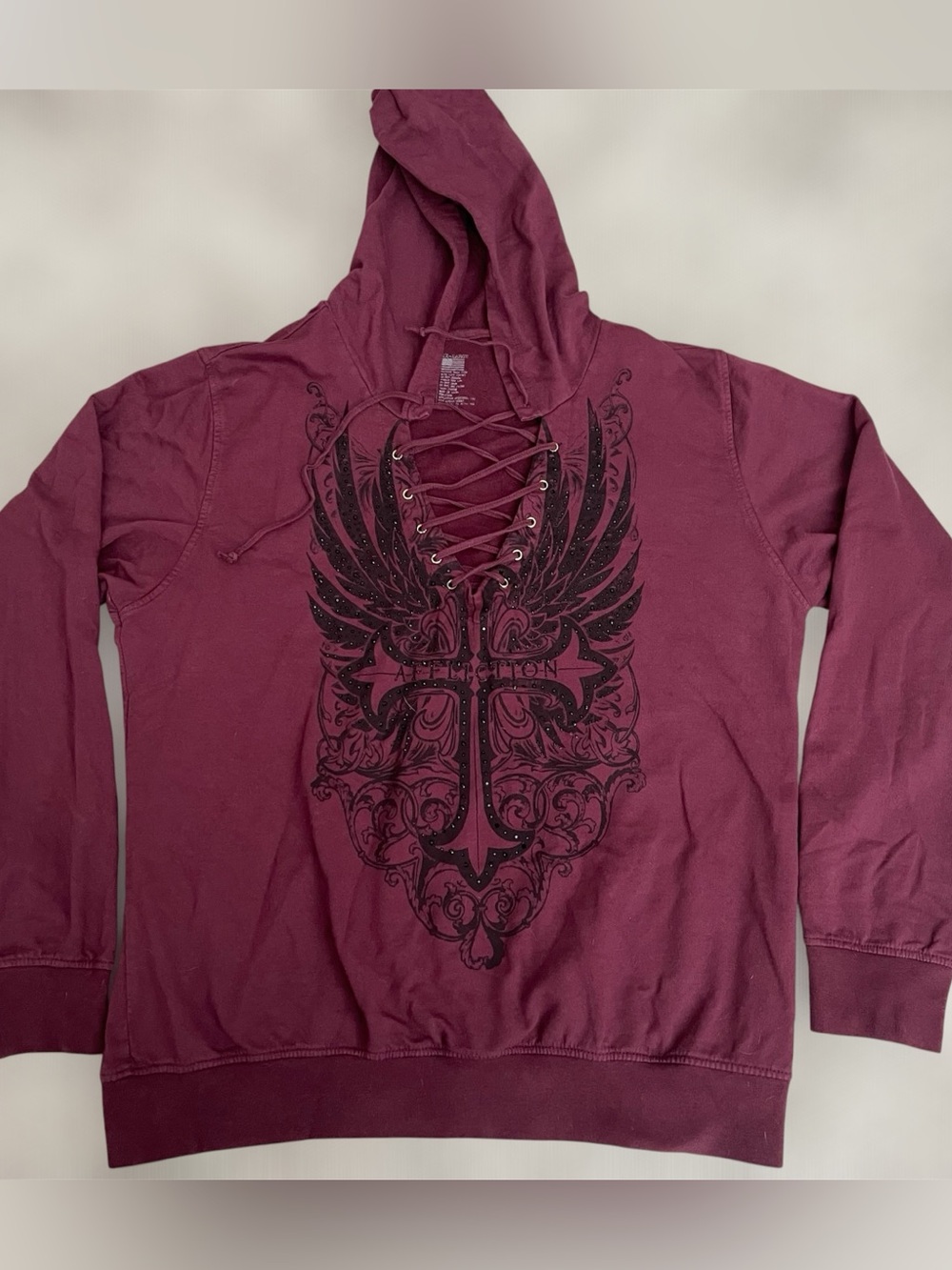 Affliction Hoodie Top